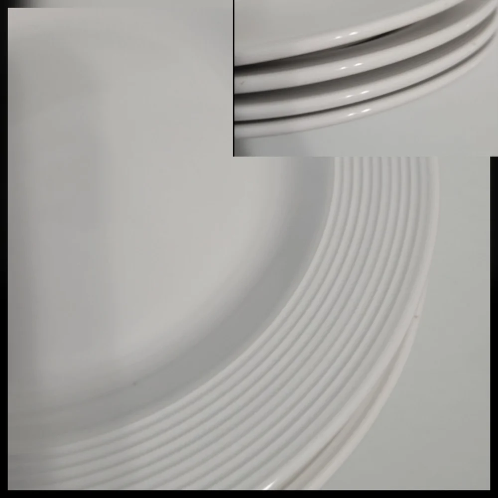 Set of 4 Cuisinart Plates Porcelain Lunch Salad Dessert, 8